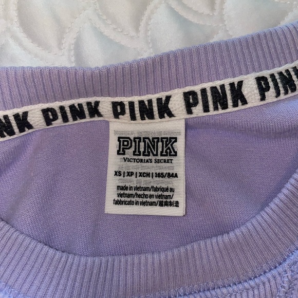 Victoria Secret Pink lavender long sleeve top - Picture 6 of 6